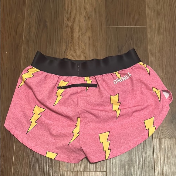 ChicknLegs Pink Lightning Shorts - Picture 2 of 3